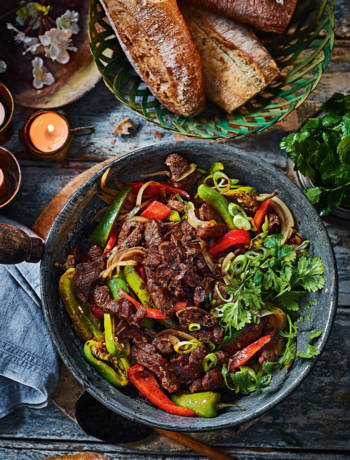Mauritian roti beef with star anise