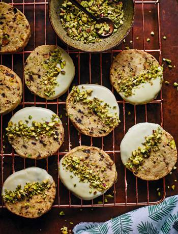 Slice-and-bake Christmas shortbread