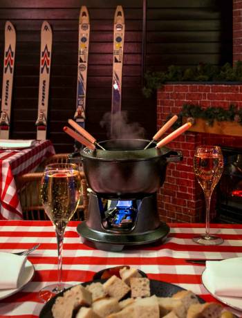 Taking orders: Cheese Fondue Experience at The Montague on the Gardens