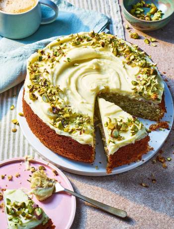 Sponsored: Elderflower, pistachio and lime cake