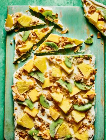 Tropical cheesecake bark