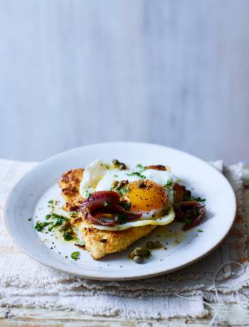 Turkey schnitzel with lemon and caper butter