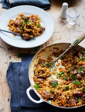 Middle Eastern lamb pilaf