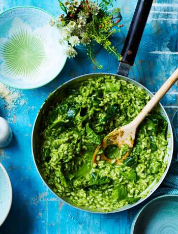 Green veg risotto