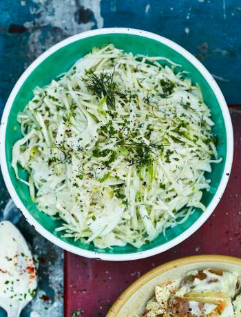 Fennel, pear and apple slaw with buttermilk dressing
