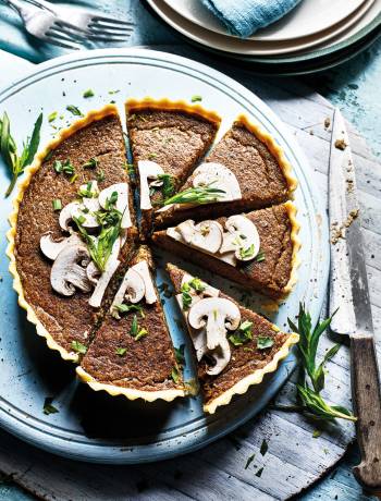 Mushroom tart