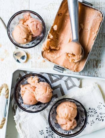Peach sorbet