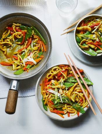 Pork katsu stir-fry