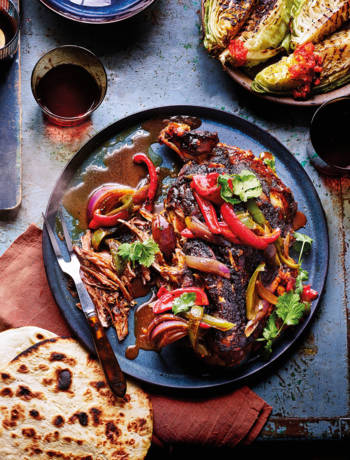 Slow-cooked lamb shoulder 