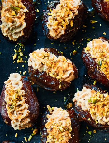 Chestnut stuffed dates