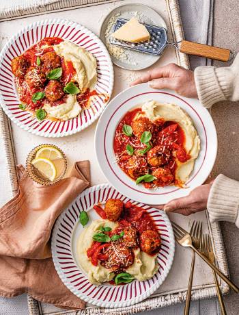 Calabrian-style meatballs