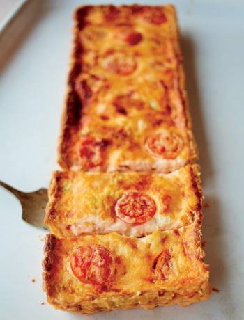 Prawn cocktail quiche