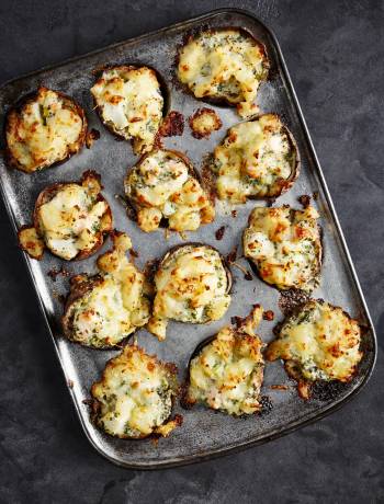 Fish pie potato skins 