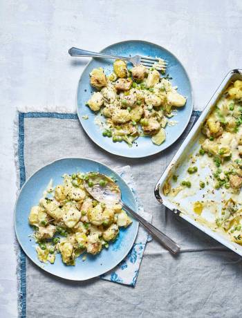 Chicken sausage gnocchi ‘hotpot’