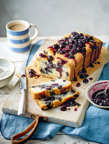 Blueberry loaf cake