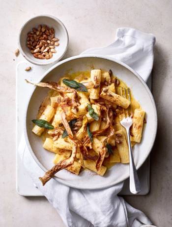 Low-waste butternut squash and sage rigatoni