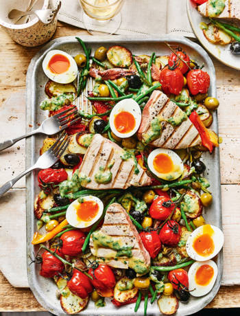 Roast tuna niçoise