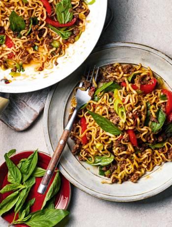 Spicy beef noodles