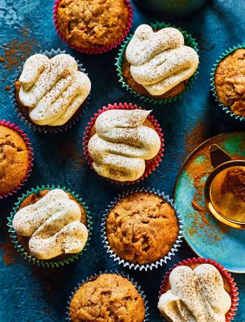 Pumpkin spice cupcakes