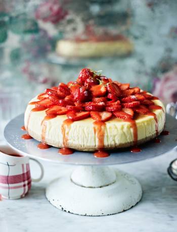 Strawberry lemon cheesecake