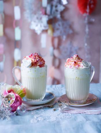 White Christmas hot chocolate