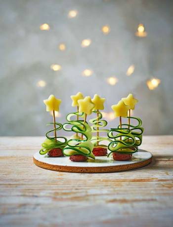 5-ingredient Christmas tapas trees