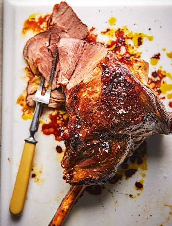 Marmite roasted lamb