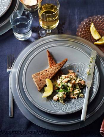 Hot smoked trout pâté