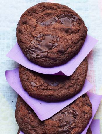 Chocolate fudge cookies
