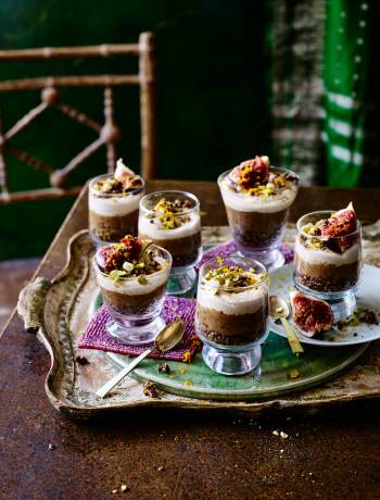 Mont Blanc trifle pots