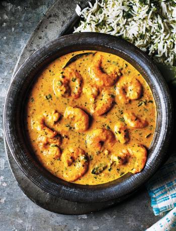 Prawn masala curry
