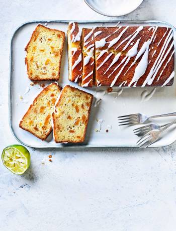 Mango & lime yogurt loaf
