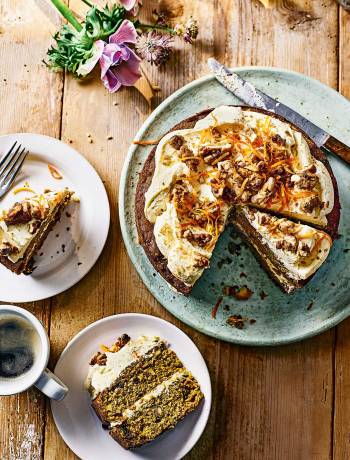 Spiced parsnip and carrot cake