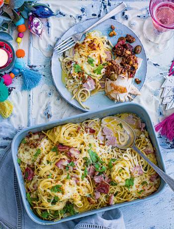 Spaghetti a la crema