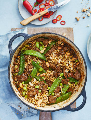 5-spice beef and noodle one-pot  