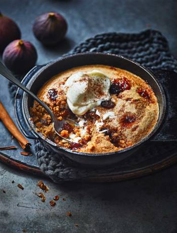 Mince pie baked oats