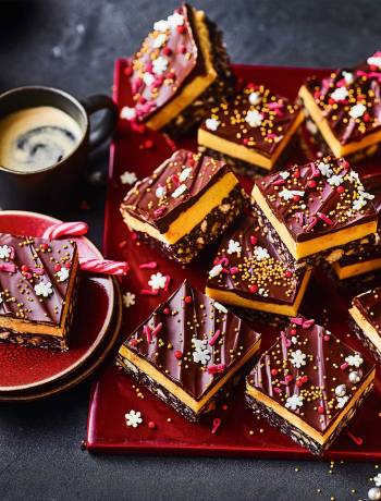 Peppermint Nanaimo bars