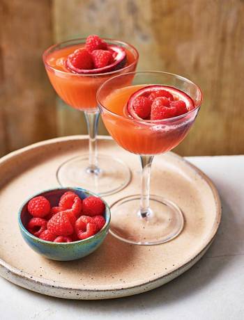 Pink passion martini