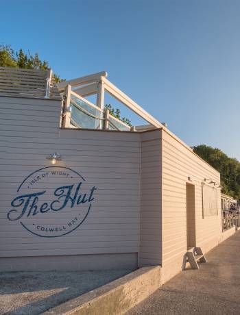 Win a meal for four at The Hut in the Isle of Wight