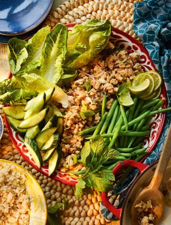Thai chicken larb