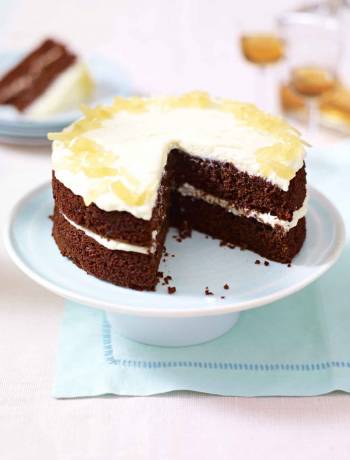 Gorgeous ginger and chocolate cake