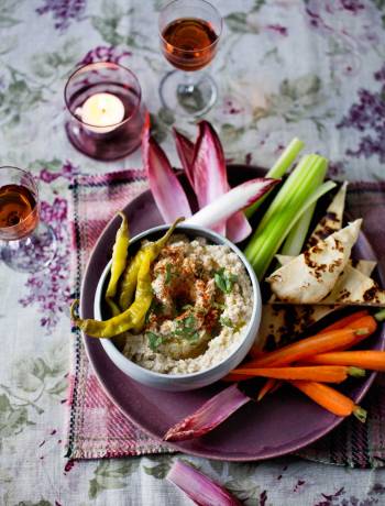 Celeriac and hazelnut ‘houmous’ 