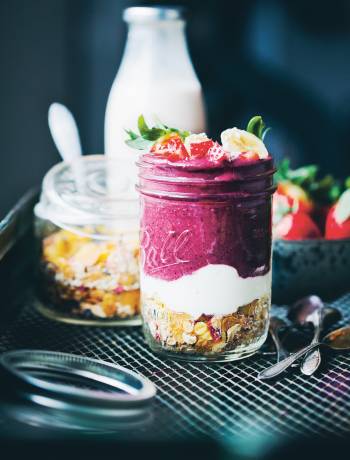 Upside-down breakfast