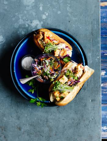 Sweet ’n’ sour bahn mi baguettes