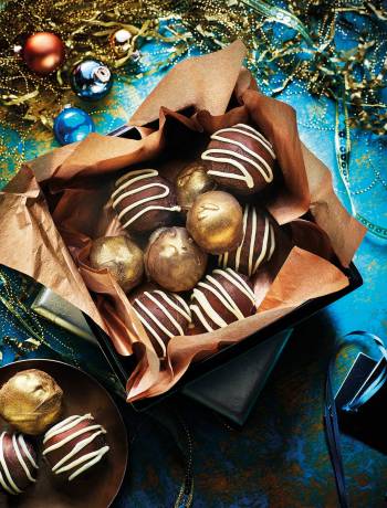 Mulled wine truffles 