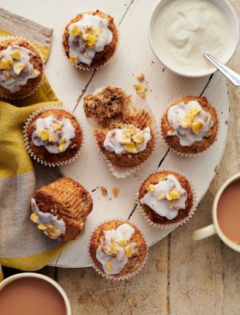 Sponsored: Vanilla yogurt & banana muffins