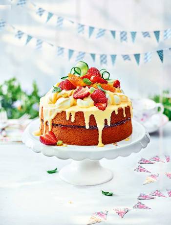 Pimm's summer trifle cake