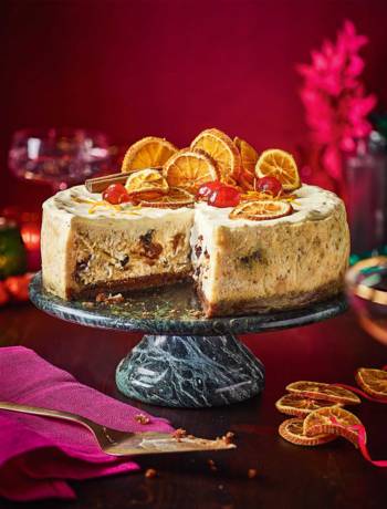 Mince pie baked cheesecake