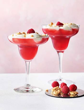 Raspberry cheesecake martini 