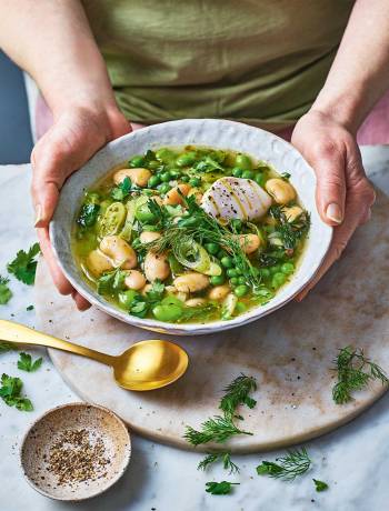 Spring bean broth